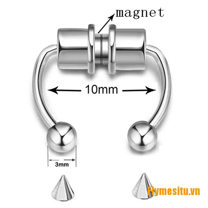Khuyên Mũi Nam Châm Chất Liệu Hợp Kim Độc Đáo