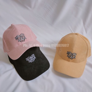 Nón / mũ lưỡi trai SEGA chất nỉ nhung tăm