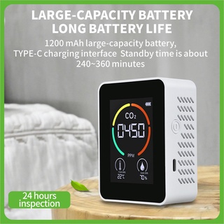 CO2 Sensor CO2 Meter Digital Air Detector Intelligent Air Quality Analyzer
