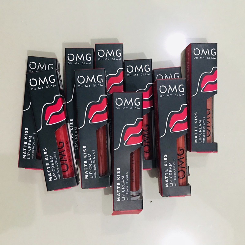 (Hàng Mới Về) Son Kem Lì Hiệu Omg Oh My Glam Kiss