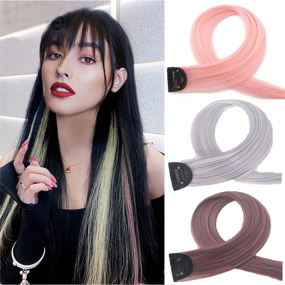 Tóc Giả Thẳng Dài Nhiều Màu Sắc Cầu Vồng Thời Trang Cho Nữ MXGOODS