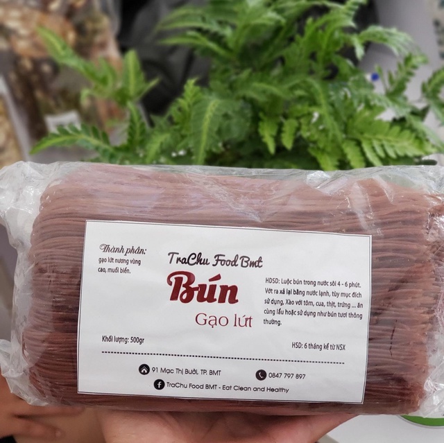 Phở/ Bún/ Hũ tiếu gạo lứt đỏ thực dưỡng Eatclean 500g | BigBuy360 - bigbuy360.vn