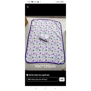 Chăn sợi tre cho bé kt 1mx1m2