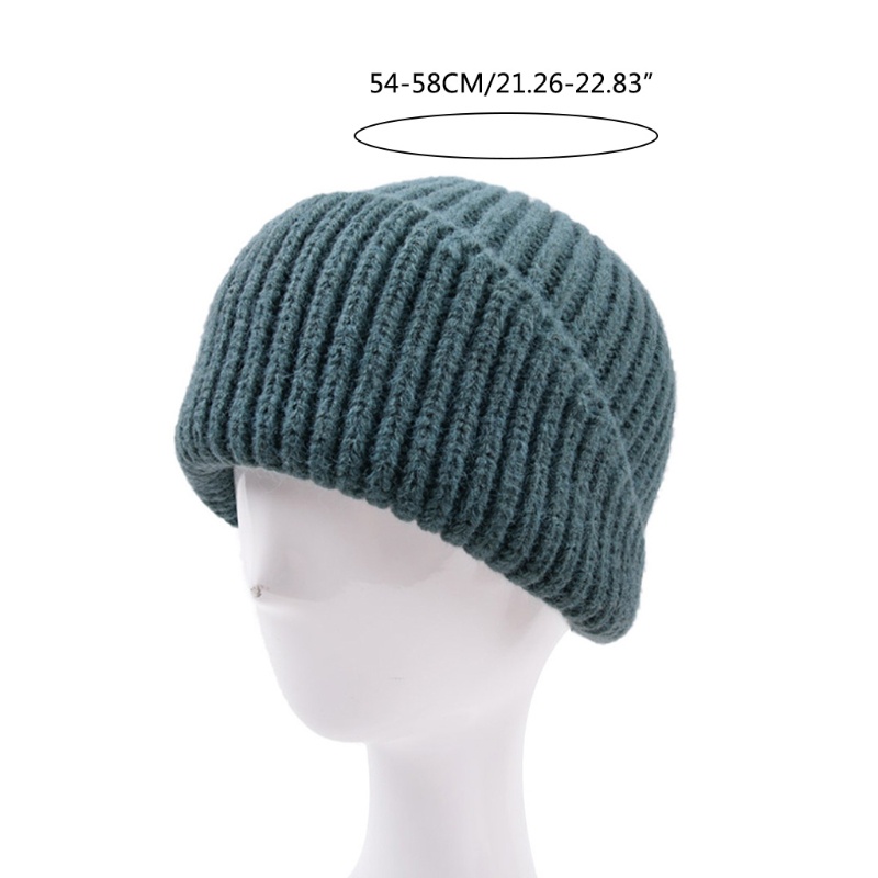 Mũ Len Màu Trơn Phong Cách Hiphop Thời Trang Thu Đông