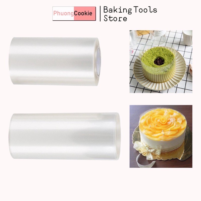 Cuộn mica cứng bọc bánh mousse 10m