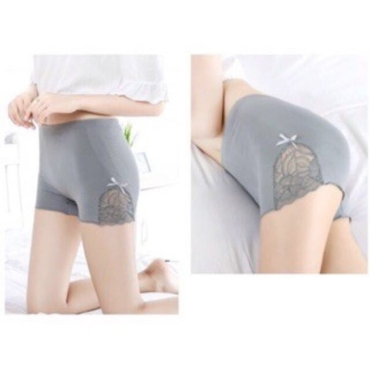 Quần lót nữ cotton Đùi cao cấp nâng mông, Quần Mặc Váy Nâng Mông ren đùi Chất Siêu MQL561
