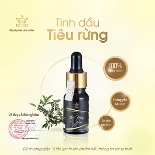 Tinh dầu tiêu rừng GURU 10ml 100% thiên nhiên, không pha hóa chất, an toàn sức khỏe giúp khử mùi, giải cảm