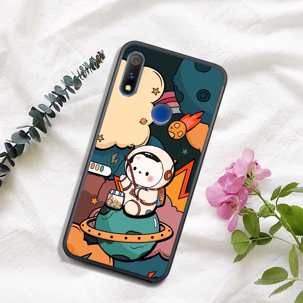 [ SIÊU HOT] ỐP LƯNG OPPO REALME 3/REALME 3 PRO  , IN HÌNH ASTRONAUT TIỂU ĐỘI PHI-HÀNH-GIA, MÀU SẮC CỰC BẮT MẮT