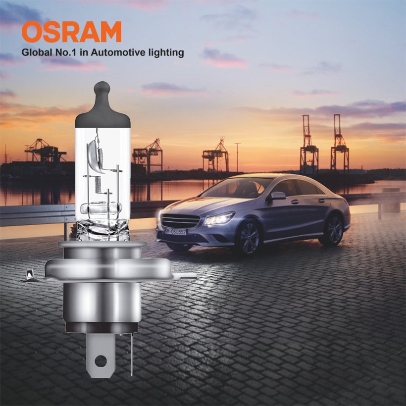 [Mã BMBAU50 giảm 10% đơn 99k] Bóng Đèn Halogen OSRAM Original H4 12V 60/55W Nhập Khẩu Chính Hãng