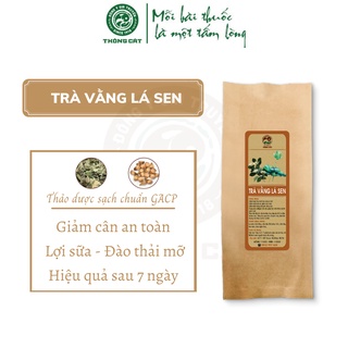 Dùng thử trà túi lọc giảm cân nhanh cấp tốc, tan mỡ bụng, giảm mỡ đùi, lợi sữa - Trà Vằng lá sen thảo mộc Thông Cát HCM
