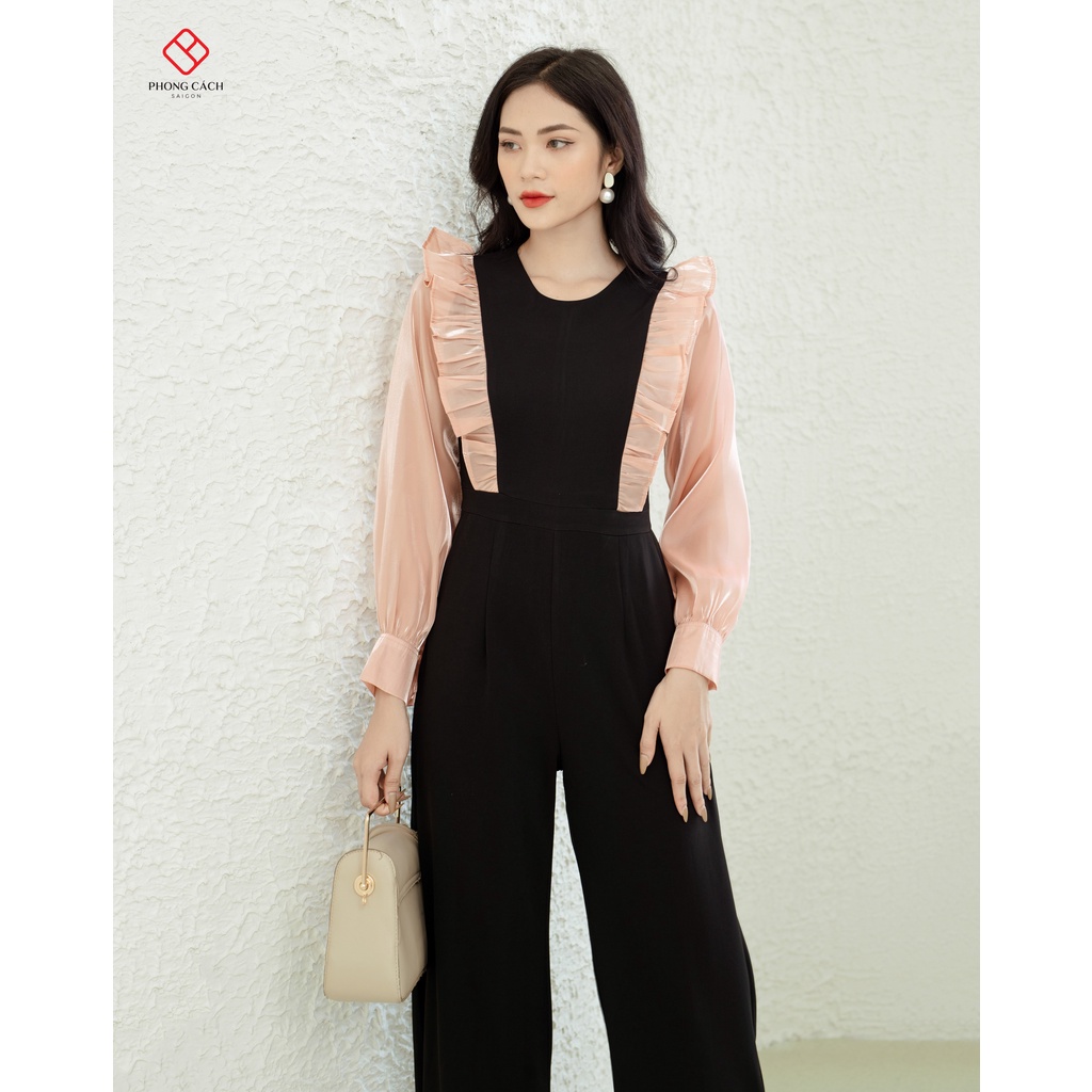 Jumpsuit thiết tay dài sang trọng SJ1121 - Phong Cách SAIGON