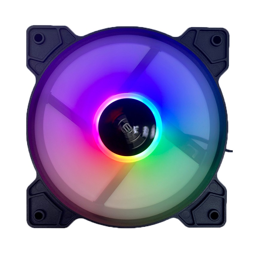 Quạt tản nhiệt máy tính để bàn PC - Fan case Xtech LED RGB RAINBOW VA01-VA10 chính hãng