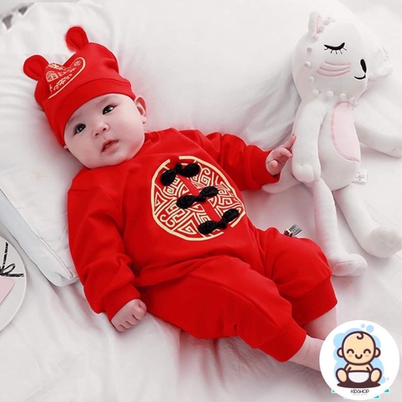 Bộ quần áo liền thân cho bé yêu