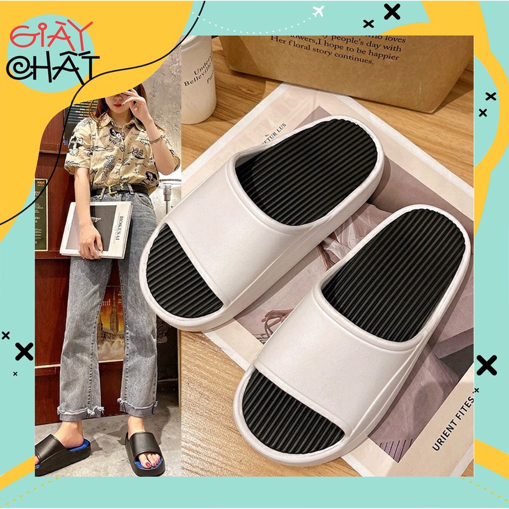 Dép Bánh Mì Nam Nữ, Dép Đế Bánh Mì Cao 5cm Hàng Loại 1