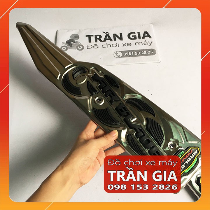 Thảm lót để chân inox xe AB airblade năm 2020-2021 nửa đầu 2022 tấm trải sàn gác chân air blade - phụ kiện trang trí