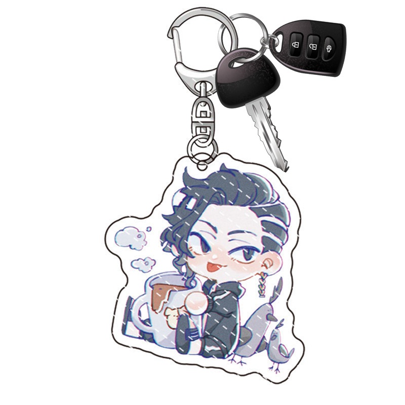 Móc khóa hình nhân vật anime dễ thương thời trang