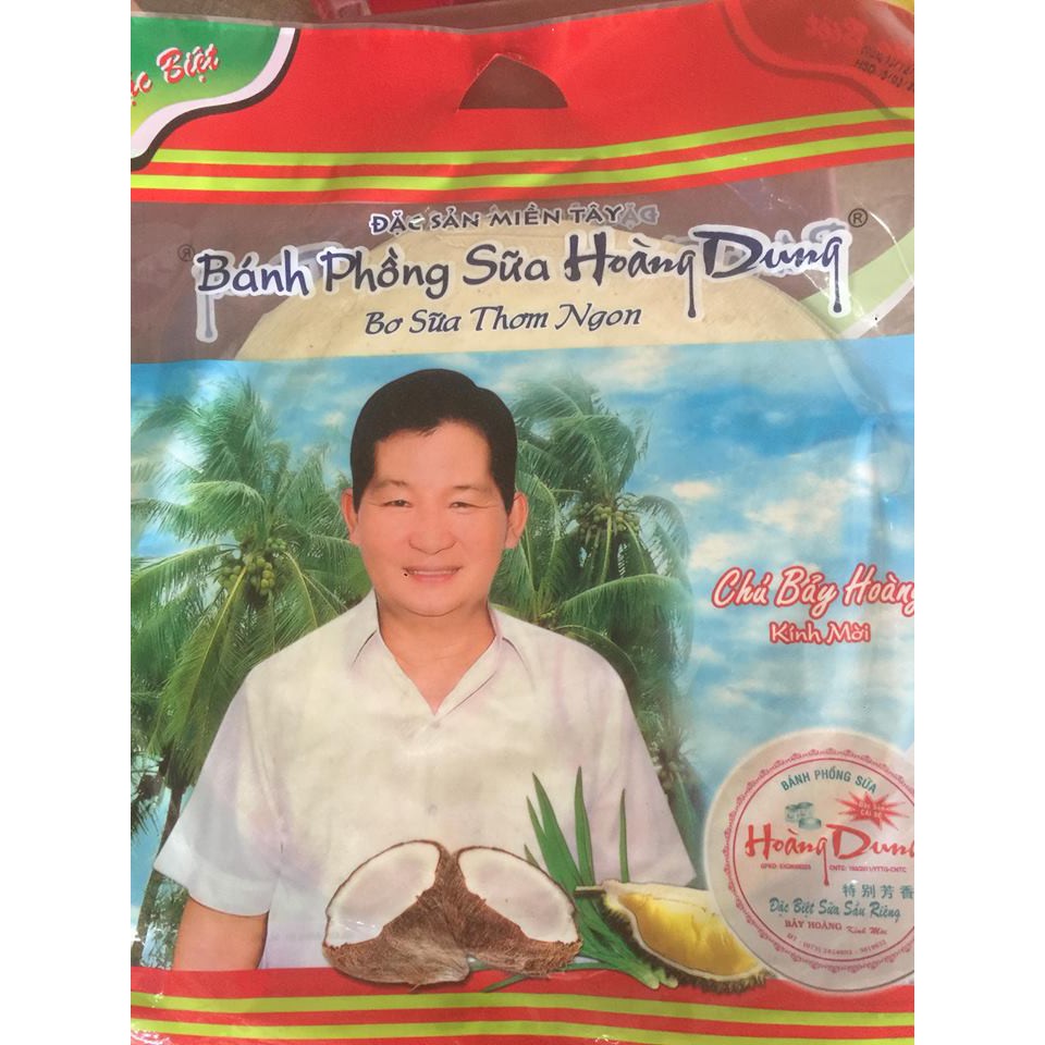 [Mã 77FMCGSALE1 giảm 10% đơn 250K] Bánh Tráng Phồng Sữa Hoàng Dung Tây Ninh