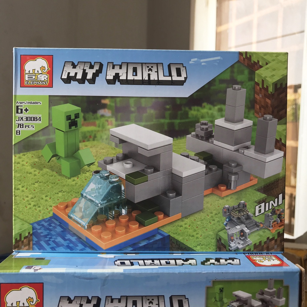 Đồ chơi lắp ráp Minecraft My World JX30084B 78 mảnh ghép