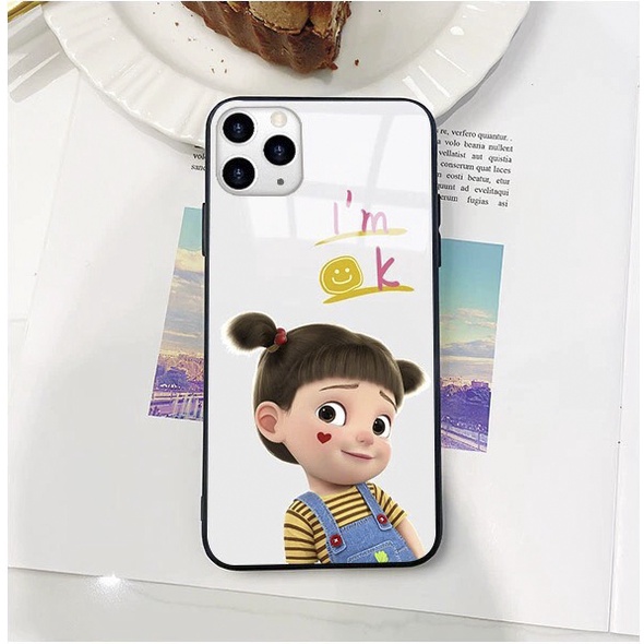 Ốp lưng iphone kính Cute cho iphone 13 pro max mini 12 pro max mini 6 s plus 7 8 plus Xr X s max 11 11 pro max Se2