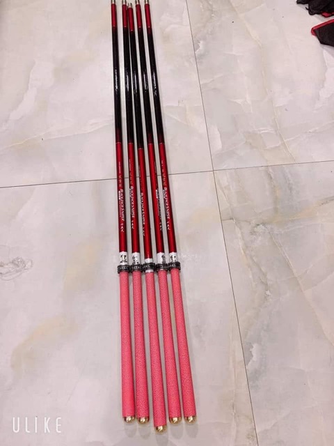 cần câu tay dài 6m3 - 5H nhẫn spiralx cần siêu đẹp siêu bền y hình