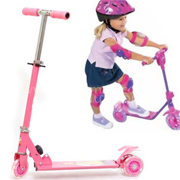 Xe trượt Scooter 💝Freeship💝xe scooter bánh xe có đèn, xe trượt cho bé Tặng kèm chuông [ Ngẫu nhiên ]