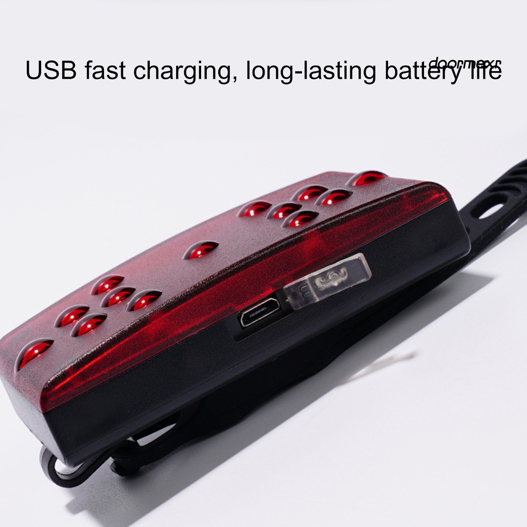 1 Bộ Đèn Led Tín Hiệu Gắn Đuôi Xe Đạp Bằng Abs Không Dây Sạc Usb Dễ Lắp Đặt Cho Mtb | BigBuy360 - bigbuy360.vn