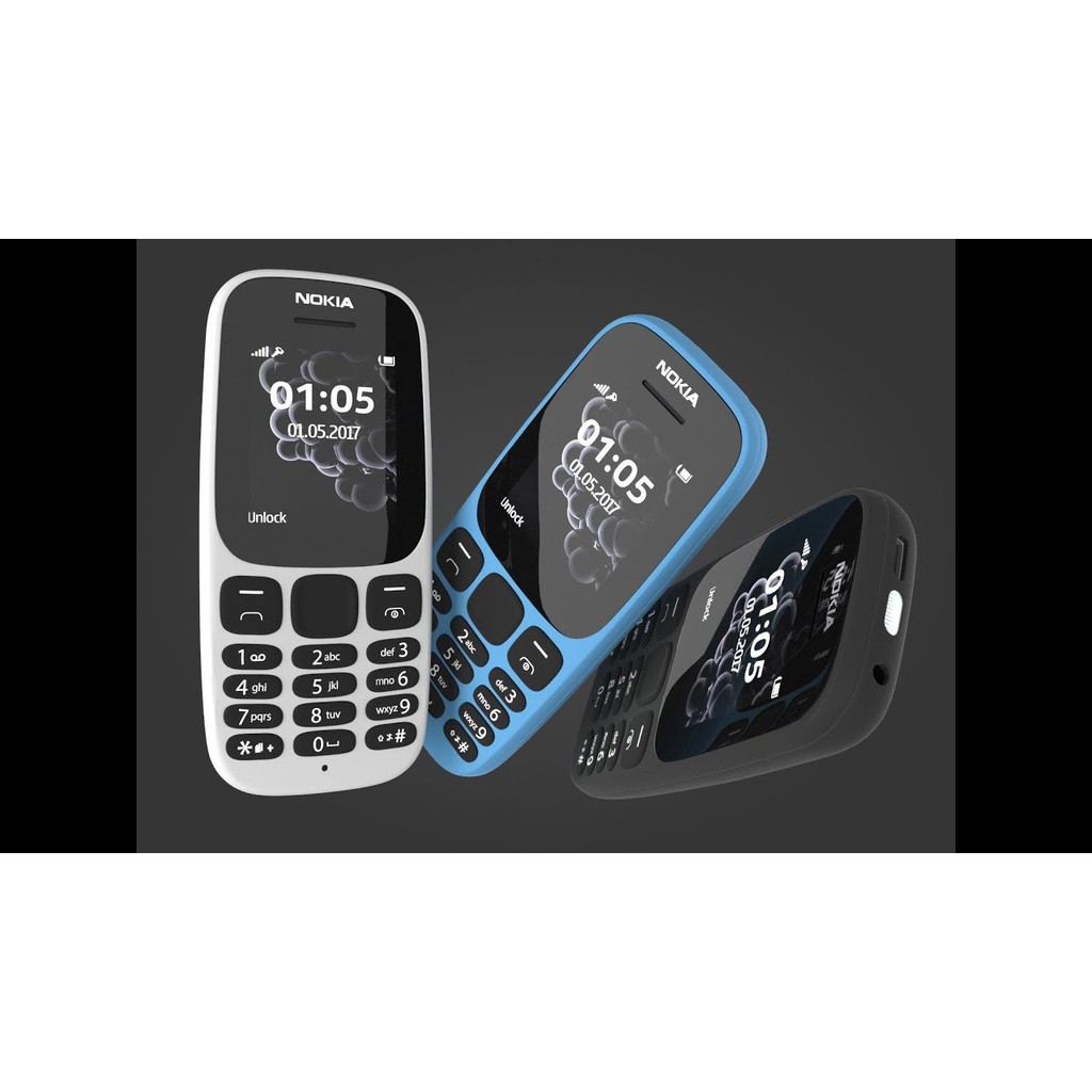 Điện thoại Nokia 105 2 Sim (2017) - Hàng Chính Hãng FPT