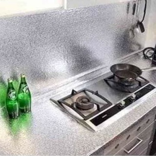Giấy bạc dán bếp, giấy bạc dán bàn bếp, chống dầu, mỡ
