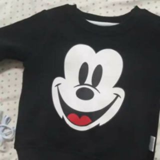 Áo micky cho bé có ảnh thật phía sau