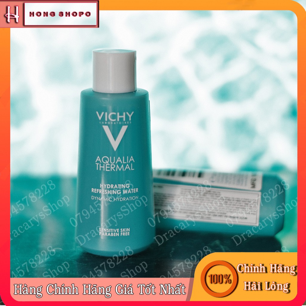 nước hoa hồng vichy aqualia thermal hydrating refreshing water 30ml làm mát và giữ ẩm cho da hỗn hợp và da dầu