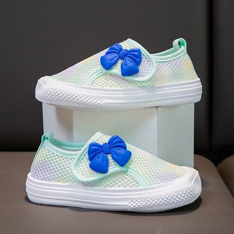 Giày Sneaker Phối Lưới Thoáng Khí Thời Trang Mùa Hè 2022 Cho Bé