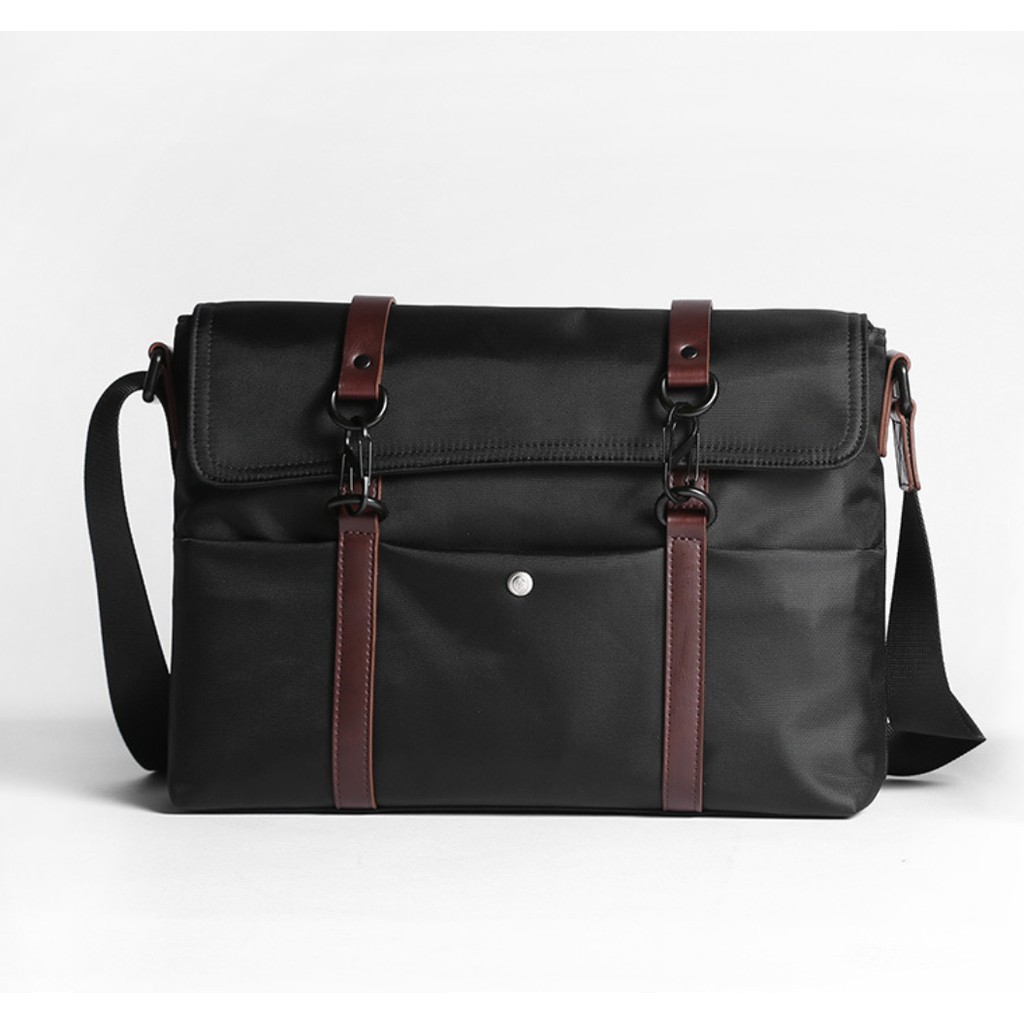 Túi xách da đeo chéo nhiều ngăn cực đẹp chứa cả laptop 15inch - Giá siêu hấp dẫn