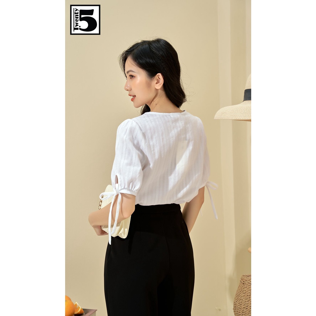 Quần công sở nữ dáng baggy lưng cao tôn dáng Twentyfive N628