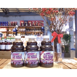 Nước ép mận taylor mỹ hữu cơ và dòng thường chai 946ml