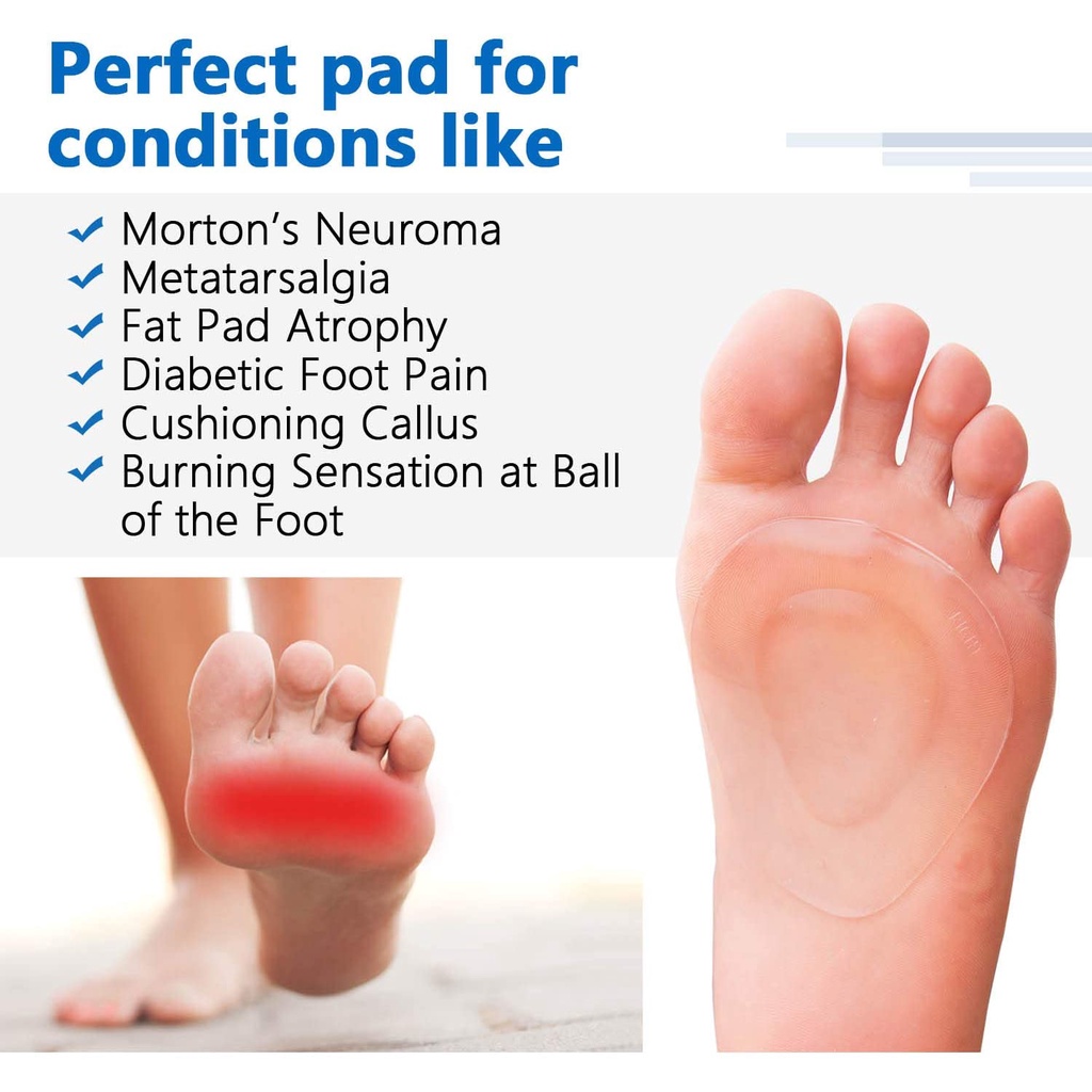 Miếng Lót Xương Bàn Chân Trong Suốt Giảm Đau Cho Nữ