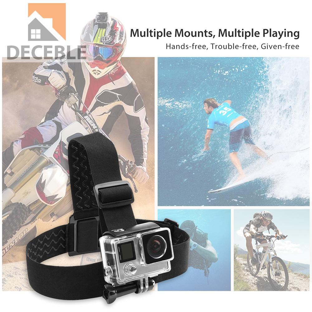 Dây Đeo Đầu Có Thể Điều Chỉnh Cho Máy Ảnh Gopro Sjcam Yi