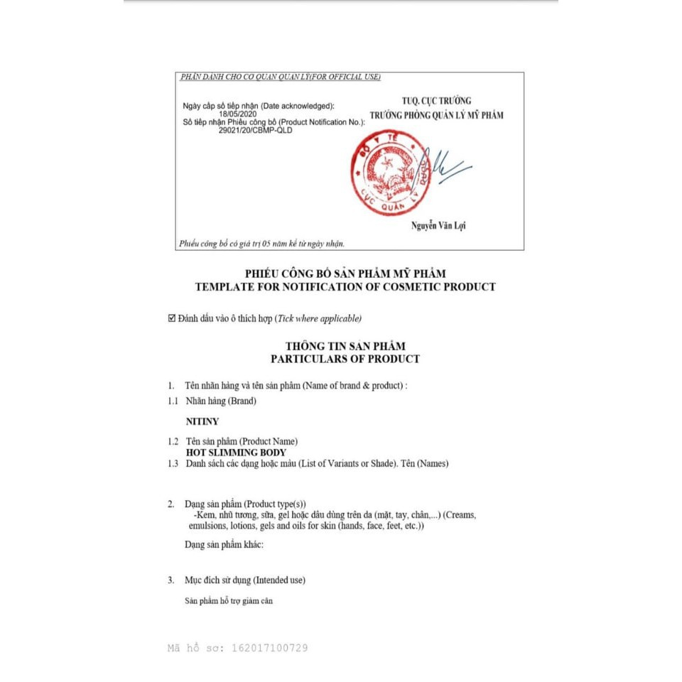 MUA 3 TẶNG 1- Giảm cân Nitiny-Tinh chất nhỏ cuống rốn độc quyền Hàn Quốc an toàn hiệu quả