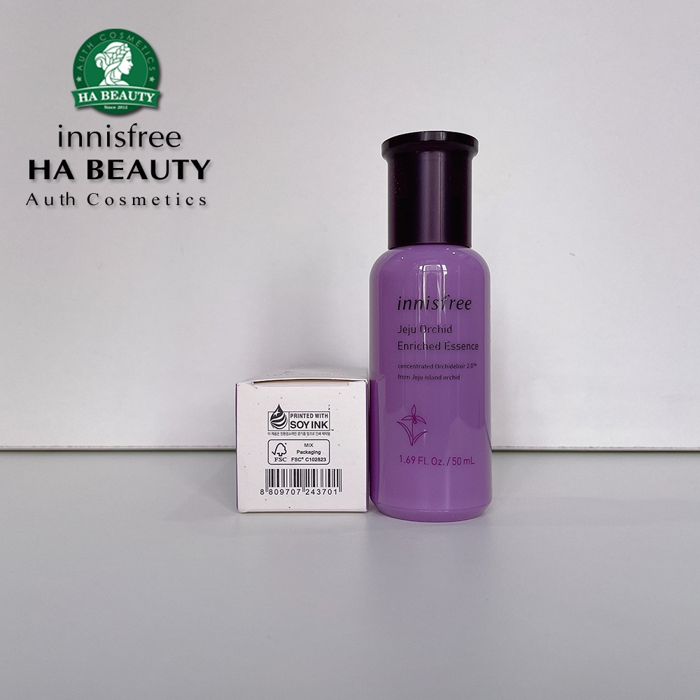 Tinh chất dưỡng ẩm chống lão hóa hoa lan tím innisfree Jeju Orchid Enriched Essence 50 ml săn chắc đàn hồi da