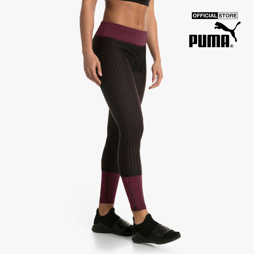 PUMA - Quần legging thể thao nữ Luxe Mesh 517083-02