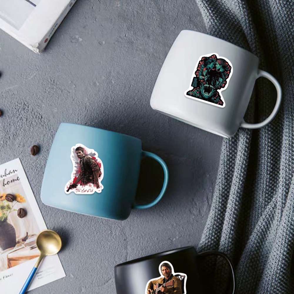 Bộ 50 Miếng Dán Hình Nhân Vật Game The Last of Us Chống Thấm Nước Trang Trí Vali / Điện Thoại / Ván Trượt