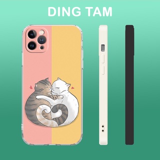 Ốp lưng cute cat love iphone 6 - iphone 13 pro max art20221684