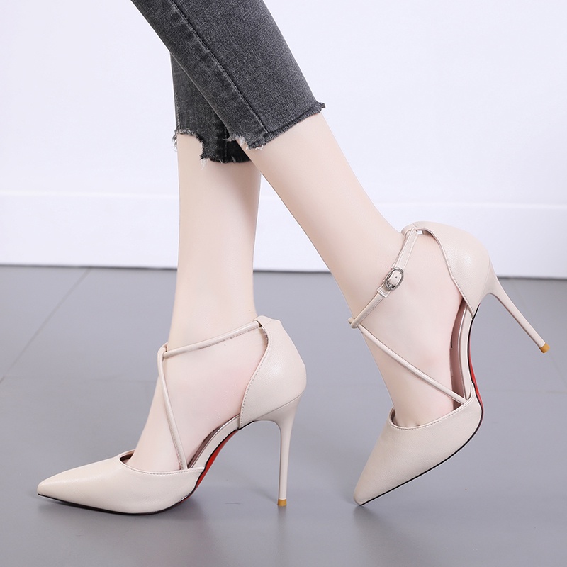 A214 giầy cao gót gót nhọn,chất da mềm êm chân gót cao 9cm