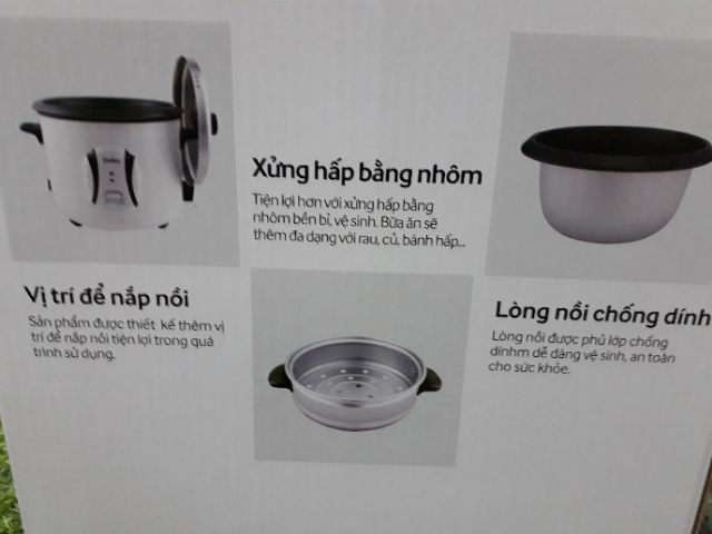 NỒI CƠM NẮP RỜI DELITES NCR1502 GIẢM 45K