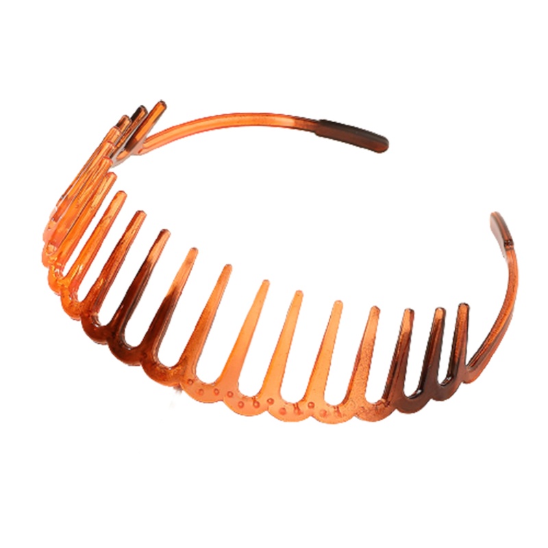 Flgo Băng Đô Cài Tóc Bằng Resin Chống Trượt Có Răng Lược