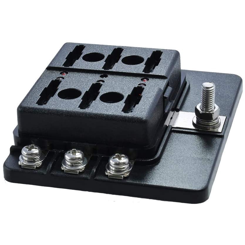 Hộp Cầu Chì Ô Tô 6 Chiều Có Đèn Led Bảo Vệ Các Thiết Bị Điện 12V-32V