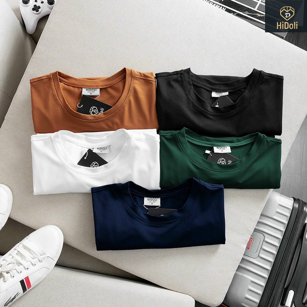 Áo Thun Nam HiDoLI - Chất Liệu Thoáng Mát, Thấm Hút Mồ Hôi