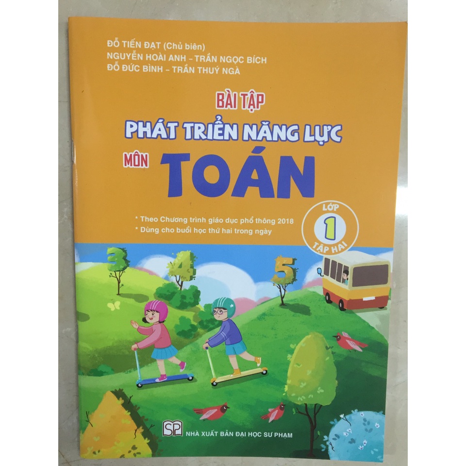 Sách - Bài tập phát triển năng lực môn toán lớp 1 - NXB Đại học sư phạm