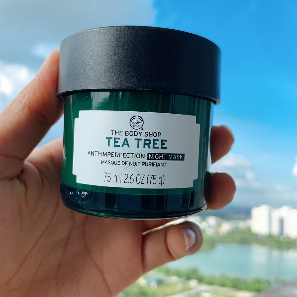 Mặt nạ ngủ tràm trà cho da dầu The Body Shop Tea Tree Anti-Imperfection Night Mask 75ml