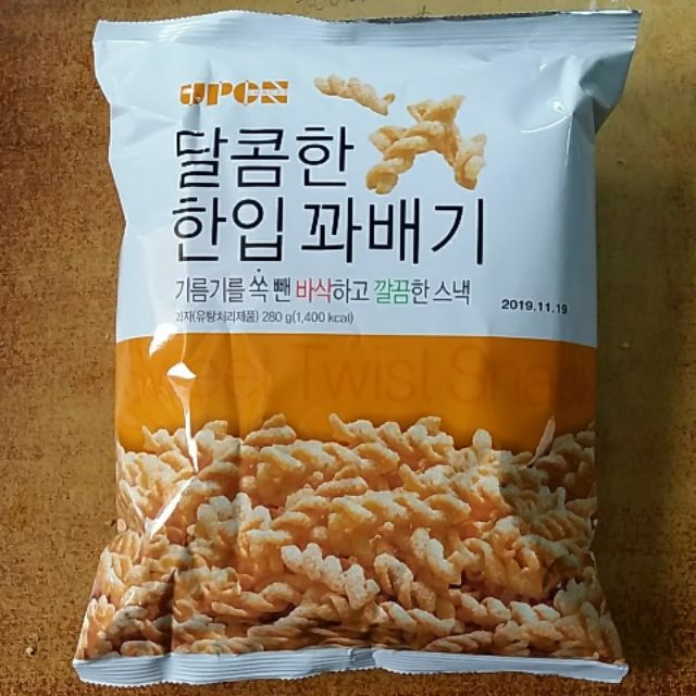 Quẩy xoắn Hàn Quốc gói 280g.