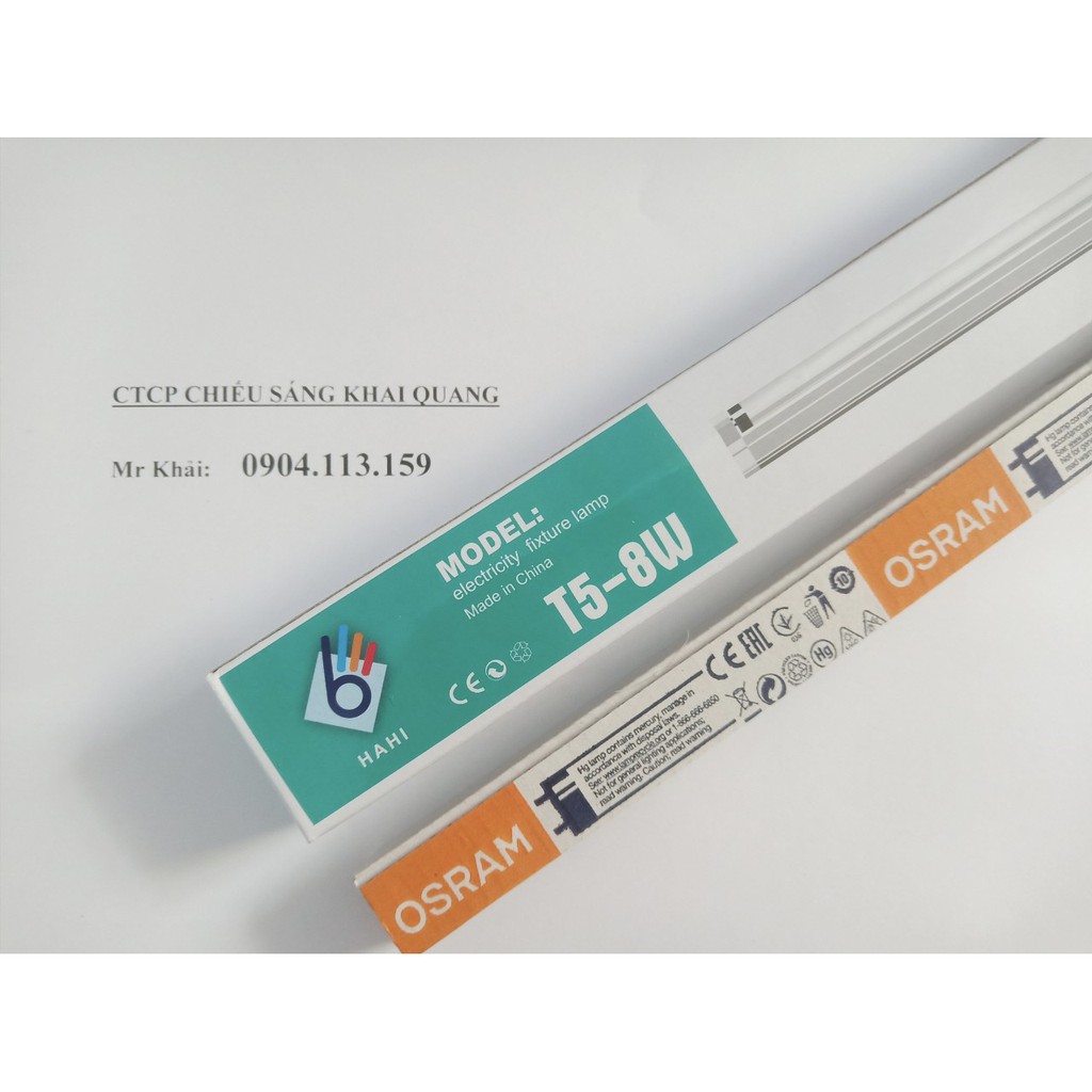 Bộ đèn UV diệt khuẩn mini HNS 8W Osram
